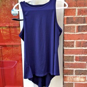 APANA Athletic Womens tank Navy Size Large Athletic Sleeveless